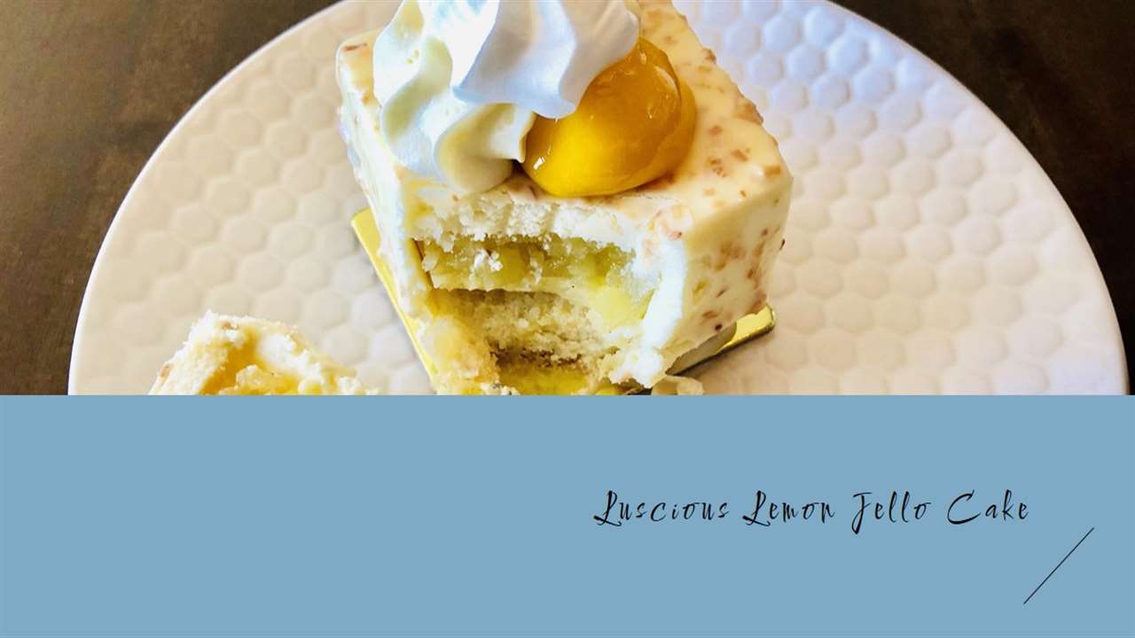 Lemon Jello Cake Recipe